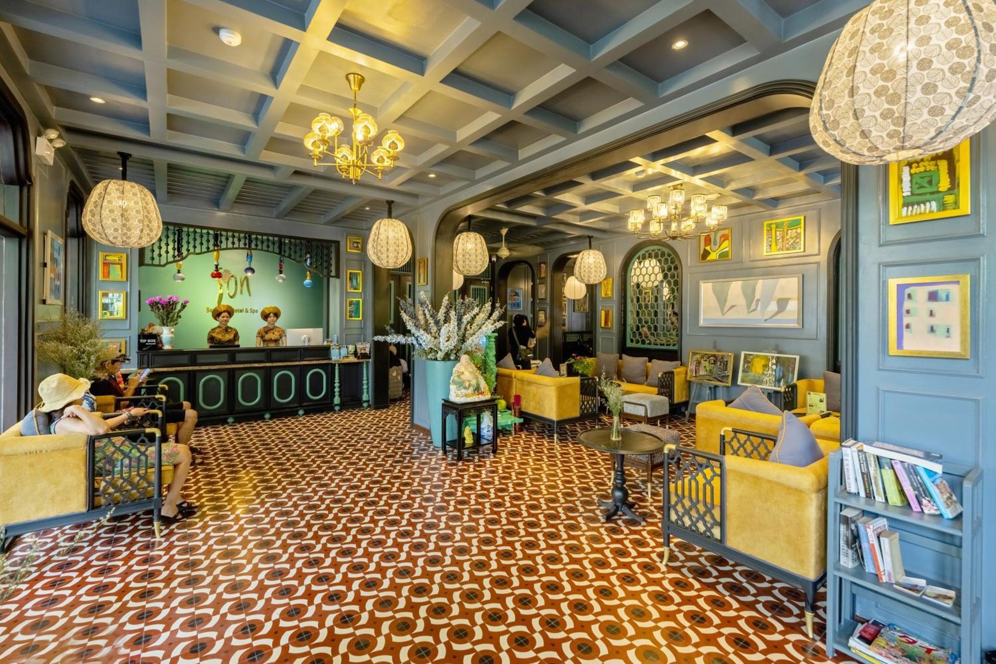 Son Hoi An Boutique Hotel & Spa Exterior foto Lobby