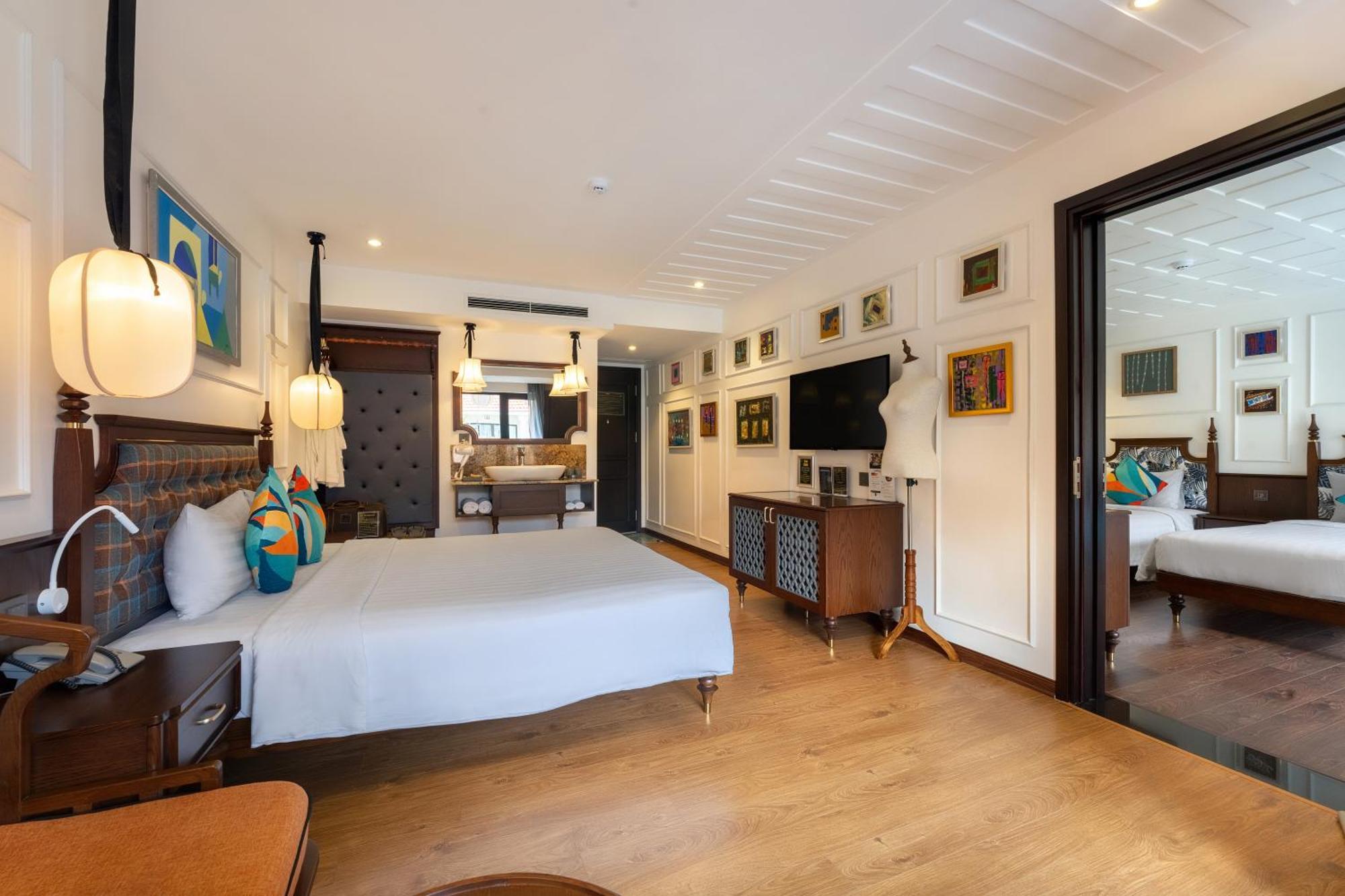 Son Hoi An Boutique Hotel & Spa Exterior foto A room at the hotel